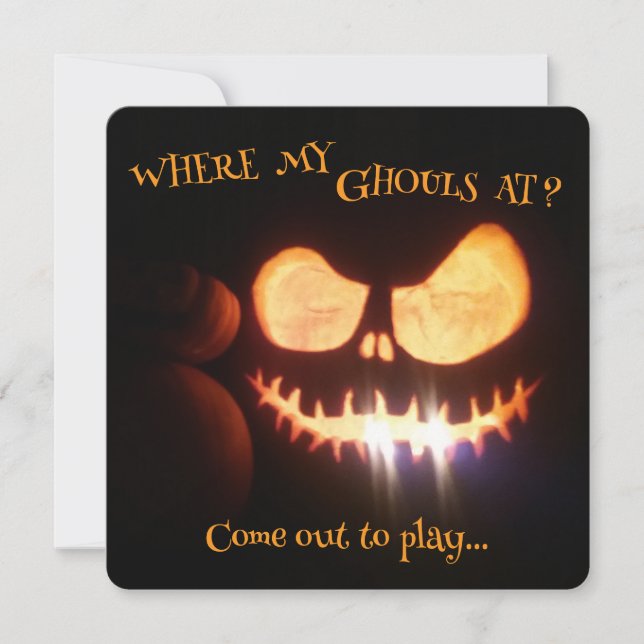 Halloween Invitation (Front)