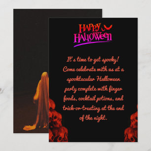 Halloween Invitation Card