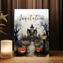 Halloween Invitation Card