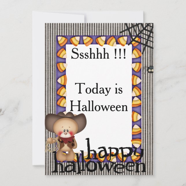 Halloween Invitation Card 2 (Front)