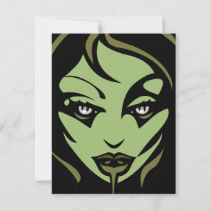 Halloween Invitation Custom Halloween Zombie Card