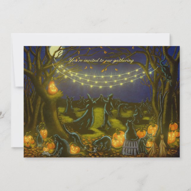 Halloween invitation /party /wedding invitations (Front)