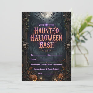 Halloween invitations 