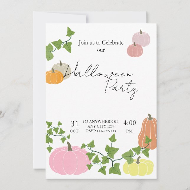 HALLOWEEN INVITATIONS (Front)