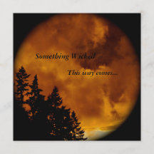 Halloween  Invite: Something Wicked