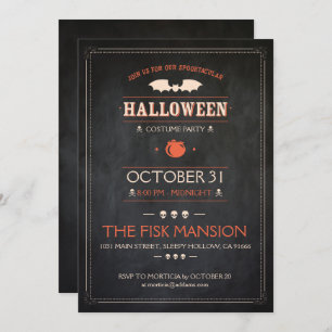 Halloween Invite: Spooktacular - Customisable Invitation