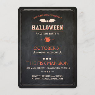 Halloween Invite: Spooktacular - Customisable Invitation