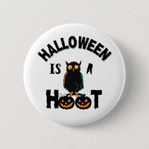 Halloween is a Hoot  season 6 Cm Round Badge
