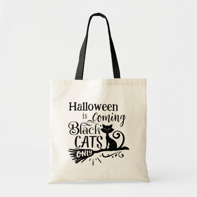 Halloween is coming Black Cats Tote Bag (Front)