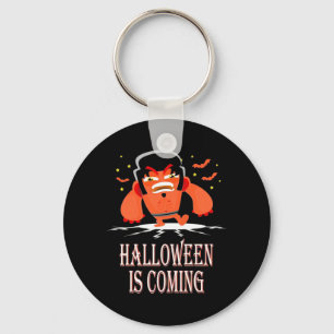 Halloween Is Coming Key Ring