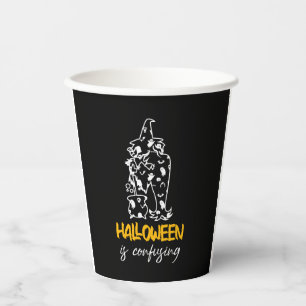 Halloween Is Confusing Halloween Saying Gift Paper Cups