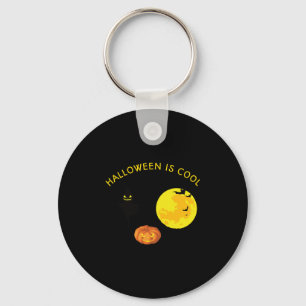 Halloween is cool key ring