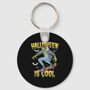 Halloween Is Cool Women Men Frankenstein Monster Key Ring