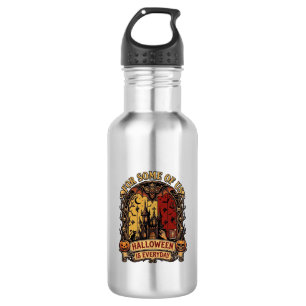 Halloween Is Everyday Haunted House Bats Pumpkins_ 532 Ml Water Bottle