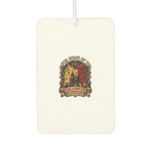 Halloween Is Everyday Haunted House Bats Pumpkins_ Car Air Freshener