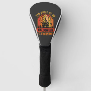 Halloween Is Everyday Haunted House Retro Golf Head Cover