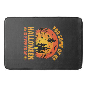 Halloween Is Everyday Haunted House Witch Bath Mat