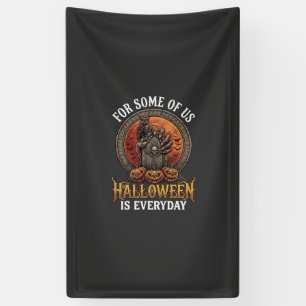 Halloween Is Everyday Monster Hand Tombstone Pumpk Banner