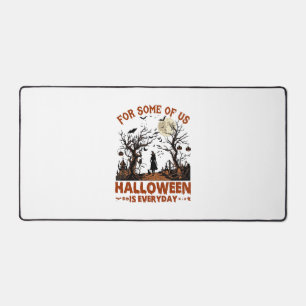Halloween Is Everyday Witch Silhouette Full Moon G Desk Mat