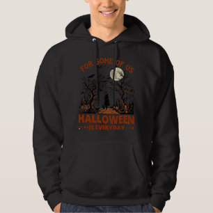 Halloween Is Everyday Witch Silhouette Full Moon G Hoodie