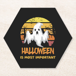 Halloween is most important Halloween gift Paper Coaster