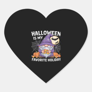 Halloween Is My Favourite Holiday Pumpkin Candy Co Heart Sticker