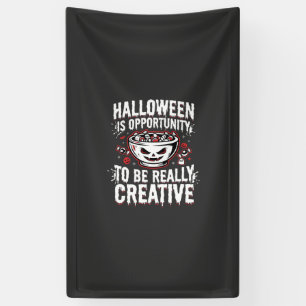 Halloween Is Opportunity Creative Quote Design Banner