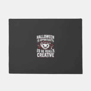 Halloween Is Opportunity Creative Quote Design Doormat