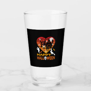 Halloween It Haunted Me Day And Night Glass