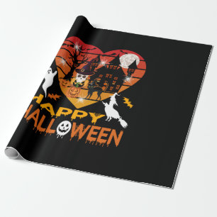 Halloween It Haunted Me Day And Night Wrapping Paper