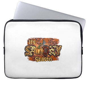 Halloween It Is Spooky Season Birthday Laptop Sleeve