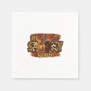 Halloween It Is Spooky Season Birthday Napkin