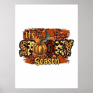 Halloween It Is Spooky Season Birthday Poster