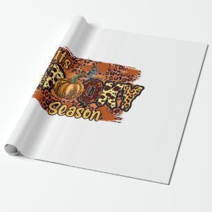 Halloween It Is Spooky Season Birthday Wrapping Paper