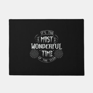 Halloween It Is The Most Wonderful Time Birthday Doormat