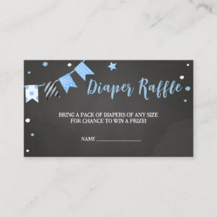 Halloween Its a Boo-y Baby Shower Diaper Raffle Enclosure Card