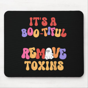 Halloween Its A Bootiful Day To Remove Toxins Dial Mouse Mat