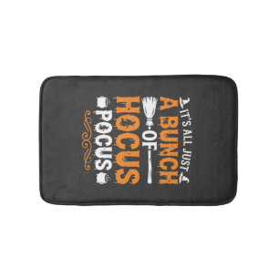 Halloween Its All Just Hocus Pocus Witch Bath Mat
