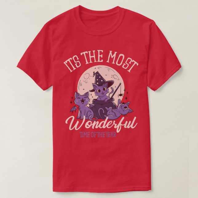 Halloween It's The Most Wonderful Time Of The Year T-Shirt (Design Front)