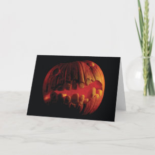Halloween Jack-O-Lantern Blank Inside Card