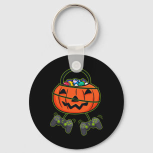 Halloween Jack O Lantern Candy Basket Controllers  Key Ring