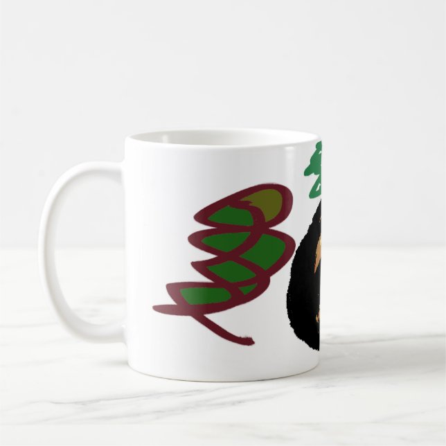 Halloween jack o 'lantern coffee mug (Left)