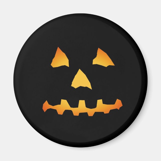 Halloween: Jack-o-Lantern Face: Magnet (Front)