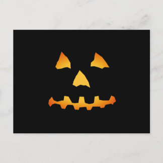 Halloween: Jack-o-Lantern Face: Postcard