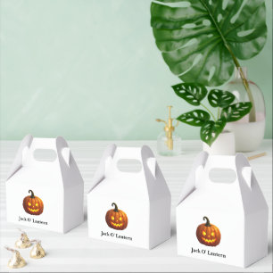 Halloween Jack O' Lantern Favour Box