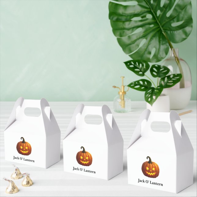 Halloween Jack O' Lantern Favour Box (Multiple)
