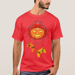 Halloween Jack O Lantern Gamer 692 T-Shirt