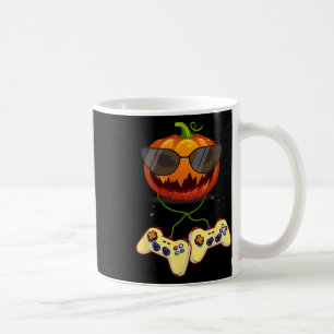 Halloween Jack O Lantern Gamer Boys Kids Men Funny Coffee Mug