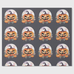 Halloween Jack-O-Lantern . Halloween, Fall Wrapping Paper