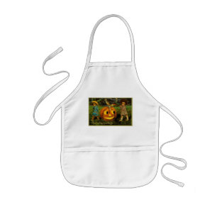 Halloween Jack-o-Lantern Harvest Night by Kids Apron